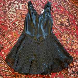 Vintage silk and chiffon dress